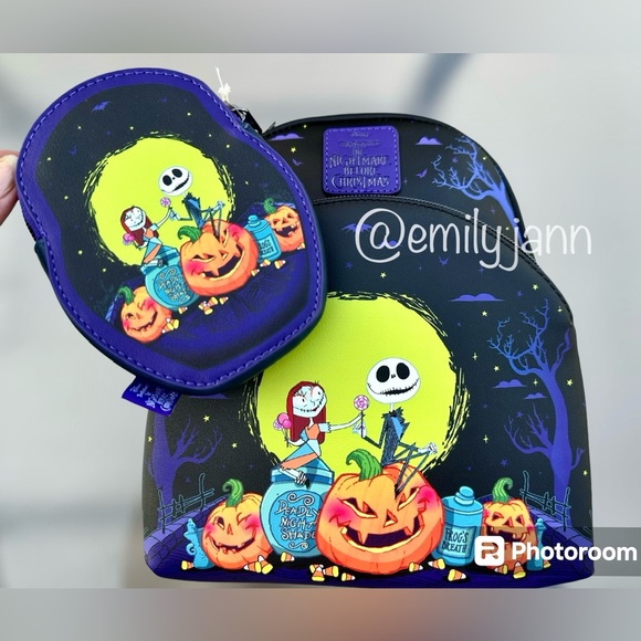 The Nightmare Before♠️Christmas Backpack Set - Picture 5 of 12